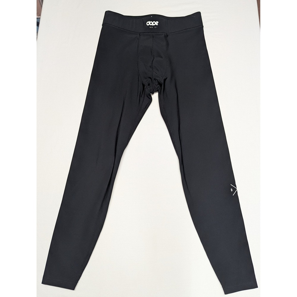 Dope Snow Snuggle FW22 Mens Black Base Layer Compression Pants XS FW2200559